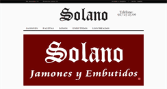 Desktop Screenshot of jamonsolano.com